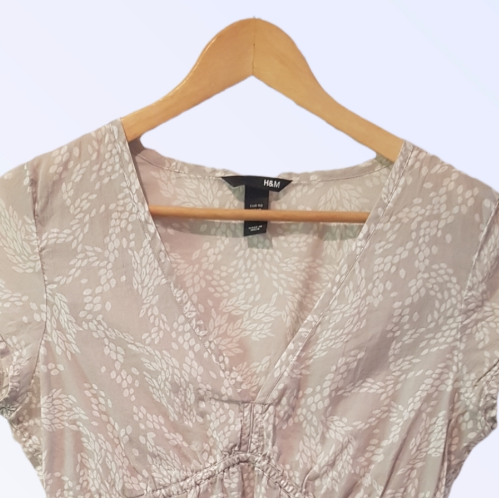 Pretty print cotton top size 10